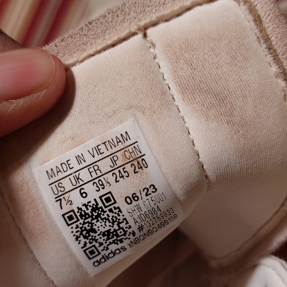 Adidas Beige Seude High-Top Sneakers Size 7.5 - Picture 11 of 13